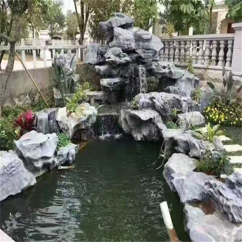 唐县庭院鱼池改造过滤