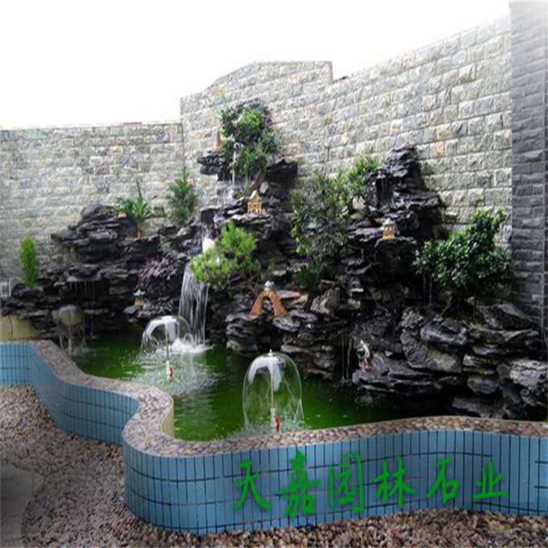 唐县小庭院水景设计